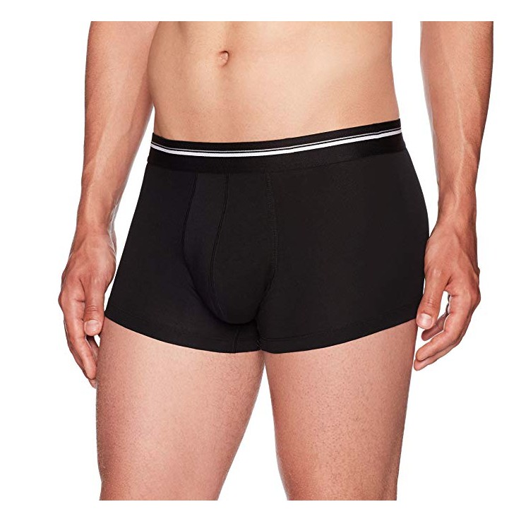 Bộ 4 Quần Lót Nam đen Amazon Brand - Goodthreads Men's 4-Pack Tag-Free Trunk Underwear (Mỹ)