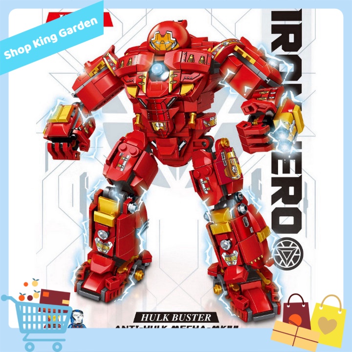 Mô Hình HULK BUSTER Lắp Ráp - King's Garden