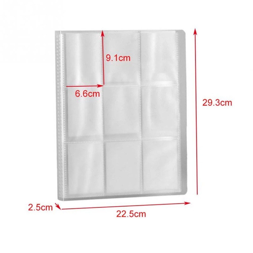 Album đựng 288/432 thẻ game trong suốt 6.6x9.1cm 3inch