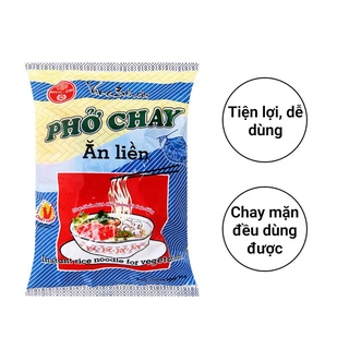 Lốc 10 gói phở chay Bích Chi 60g