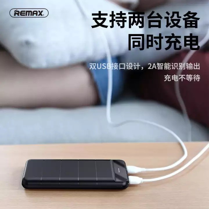 [Bh 12T] Pin Sạc Dự Phòng Remax Rpp-139 10.000Mah Tích Hợp 3 Cổng Sạc Input Là Lightning, Micro, Type C Iện Lợi
