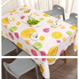 Tablecloth net red small fresh dining table anti-scalding rectangular coffee table waterproof desk tablecloth disposable PVC waterproof cloth