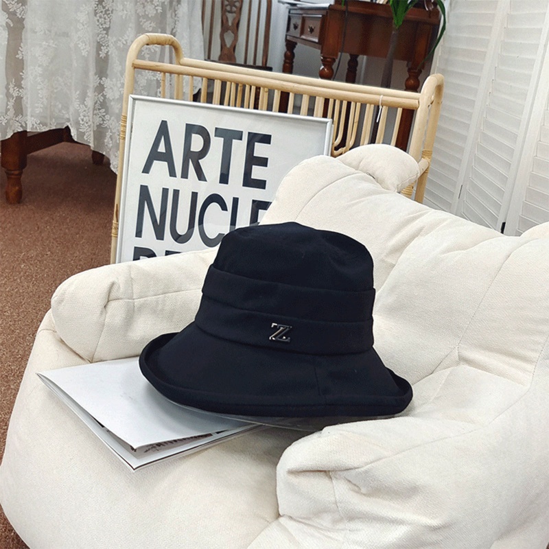 Nón Tai Bèo Cotton Mềm Mại Màu Trơn Hình Chữ Z Ấm Áp Mùa Đông Cho Nam Nữ