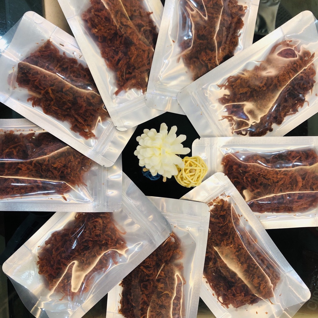 Khô Heo Cháy Tỏi 100gr/túi-Đồ ăn vặt ngon bổ rẻ Mr Benz-Tinh hoa ẩm thực Việt | BigBuy360 - bigbuy360.vn