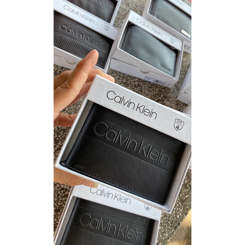 VÍ / BÓP NAM CK KÈM HỘP CHÍNH HÃNG US (săn sale costco Mỹ)