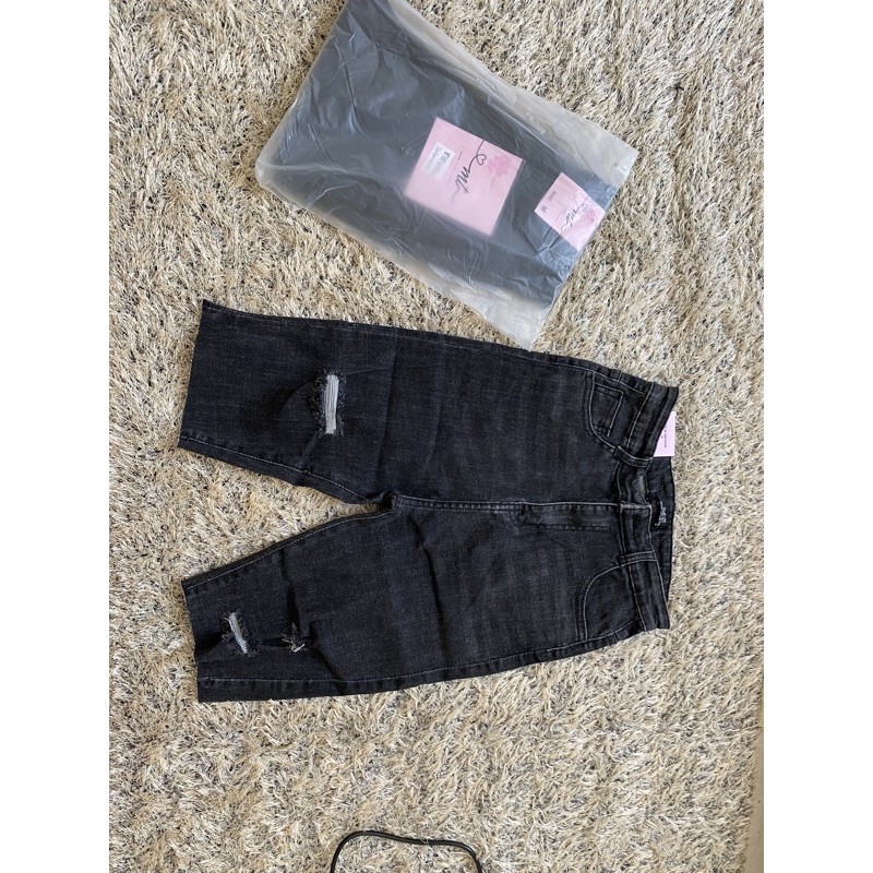 Quần jean ngố form ôm co giãn lưng cao hàng loại 1 ( hình thật kèm video ) | BigBuy360 - bigbuy360.vn