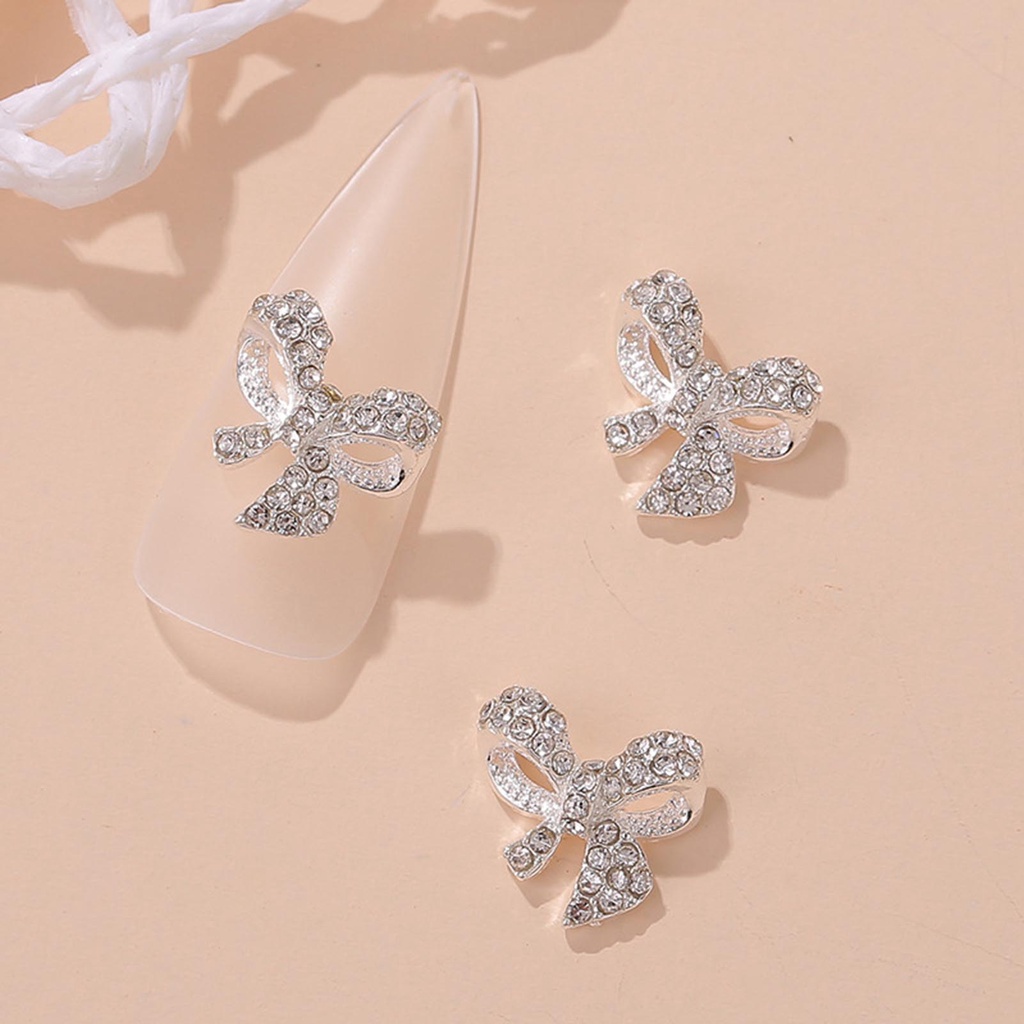 Set 10 Phụ Kiện Trang Trí Móng Tay DIY Ánh Nhũ Lâu Trôi Trọng Lượng Nhẹ Cho Nữ