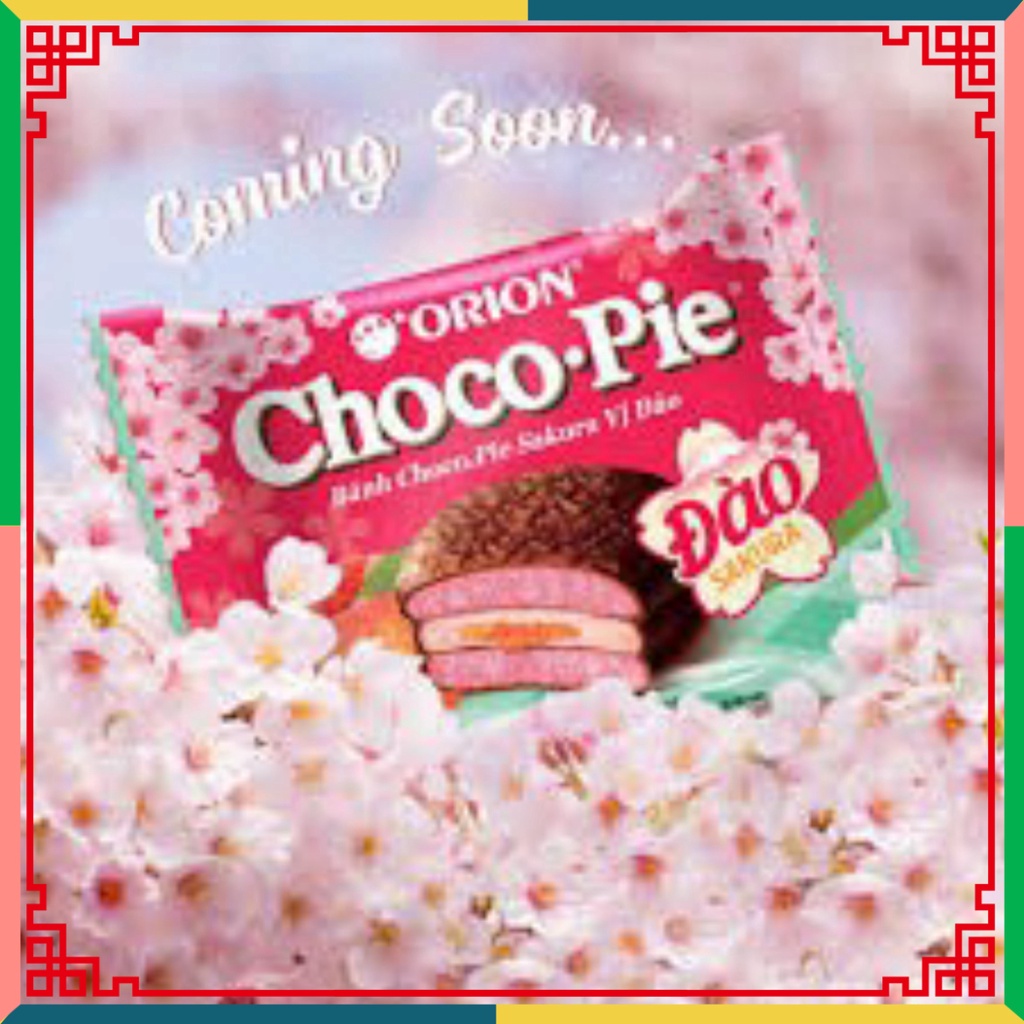 Bánh Chocopie Sakura Orion vị đào 360g