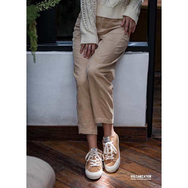 Giày thể thao MADEN da lộn cổ thấp thời trang cho nam