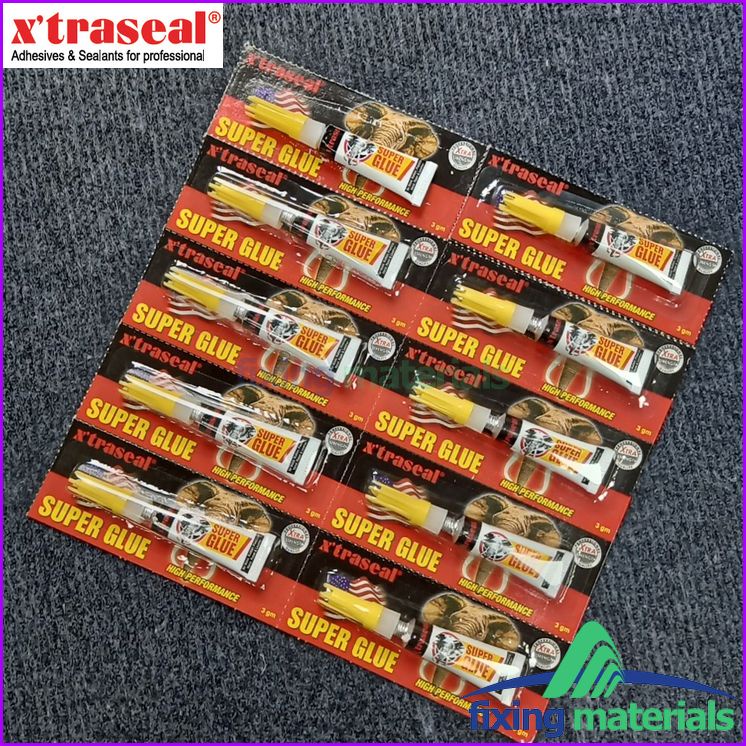 1 tuýp keo con voi Super Glue 3gr, thương hiệu X'traseal (SX tại Malaysia)