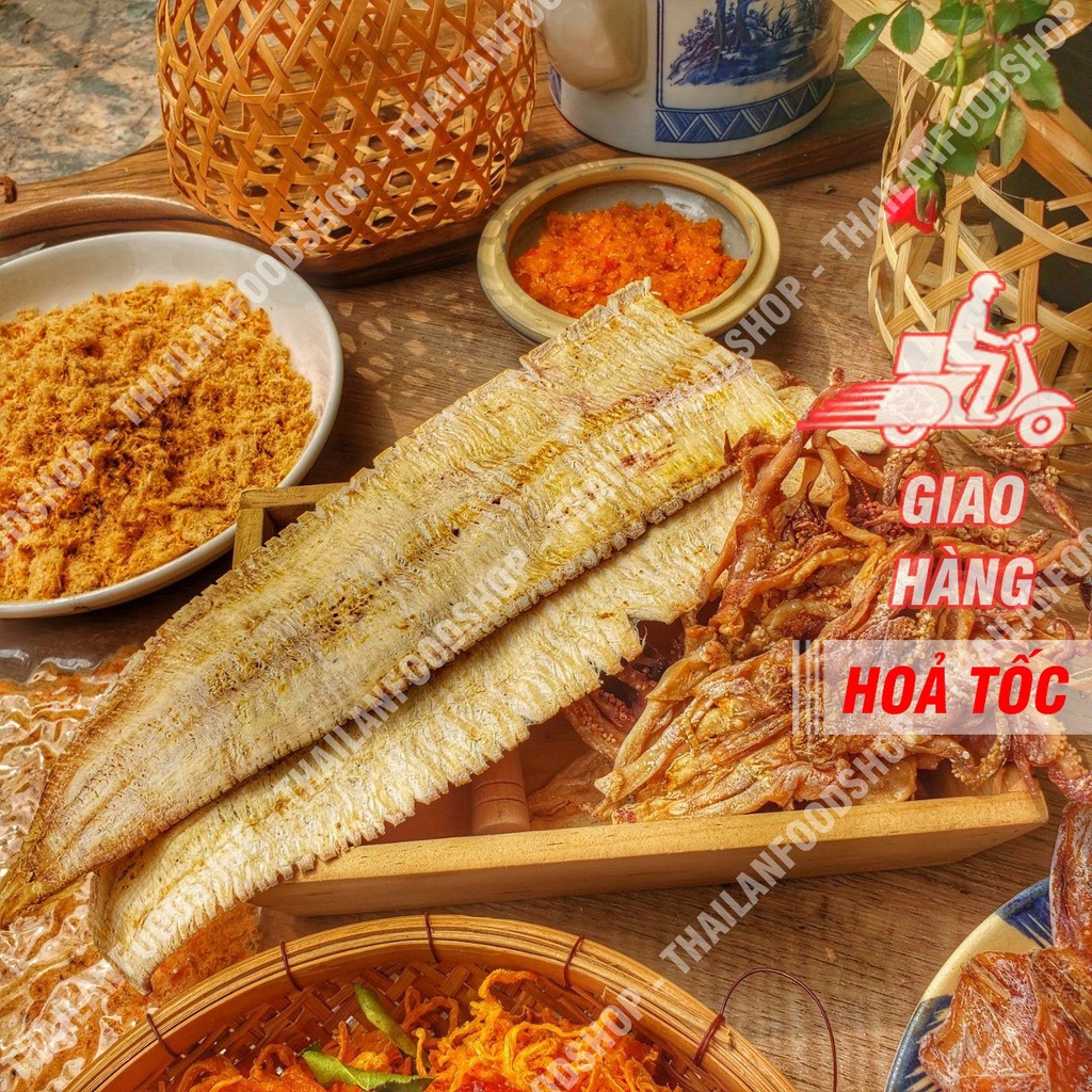 Khô Mực Nướng Cán Ăn Liền Túi 100Gram HCK