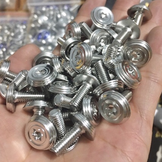 Ốc salaya mẫu thái ốc 6li 6li10 6li15 6li20 6li25 ren nhuyễn / ren xoắn inox 304