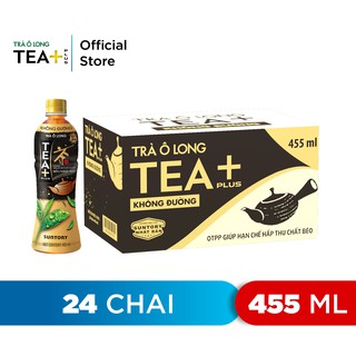 Grop2510 -30k đơn 150k thùng 24 chai trà ô long không đường tea+ 455ml chai - ảnh sản phẩm 4