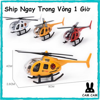 Đồ Chơi Mô Hình ⚡Máy Bay Trực Thăng Bằng Sắt⚡ Giống Y Hệt Máy Bay Thật Giúp Bé Phát Triển Trí Tưởng Tượng