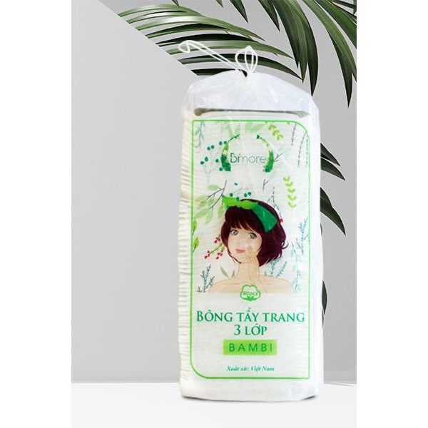 Bông Tẩy Trang 3 lớp Bambi | BigBuy360 - bigbuy360.vn