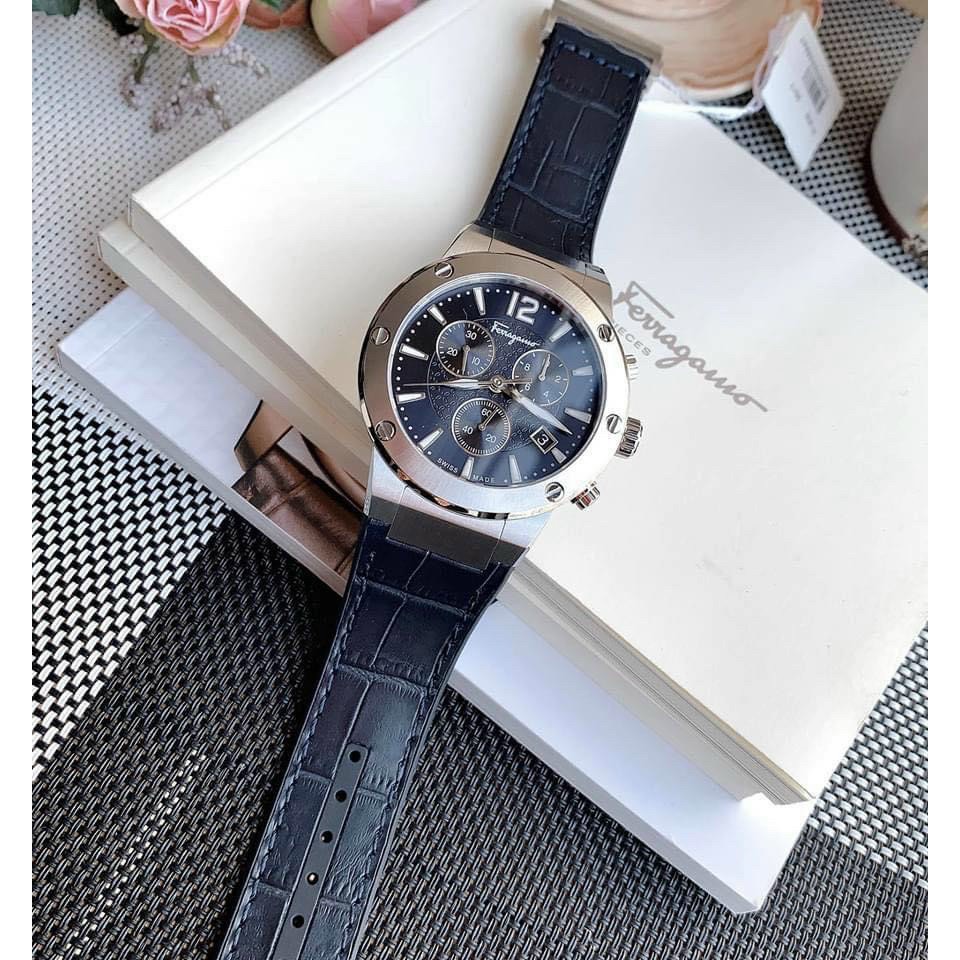 Đồng hồ Nam Ferragamo Salvatore F-80 FIJ020017, 44MM Fullbox chính hãng Authentic