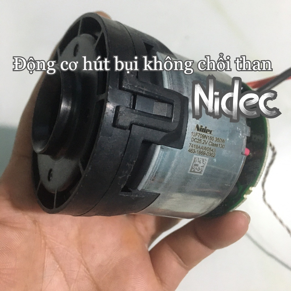 Động cơ máy hút bụi BLDC Nidec 250w 18-25V