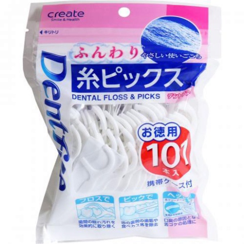 Chỉ Nha Khoa Dentfine - Hàng Nội Địa Nhật (túi 101 chiếc)