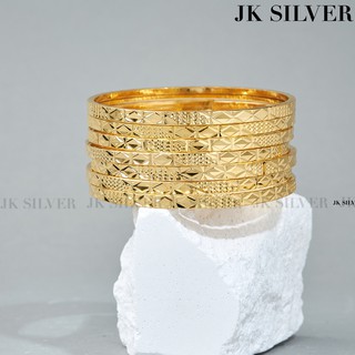 [Mua 1 tặng 1] Bộ ximen 7 chiếc mạ vàng thật 18K có khóa bấm lưỡi gà cao cấp JK Silver U.ximen40