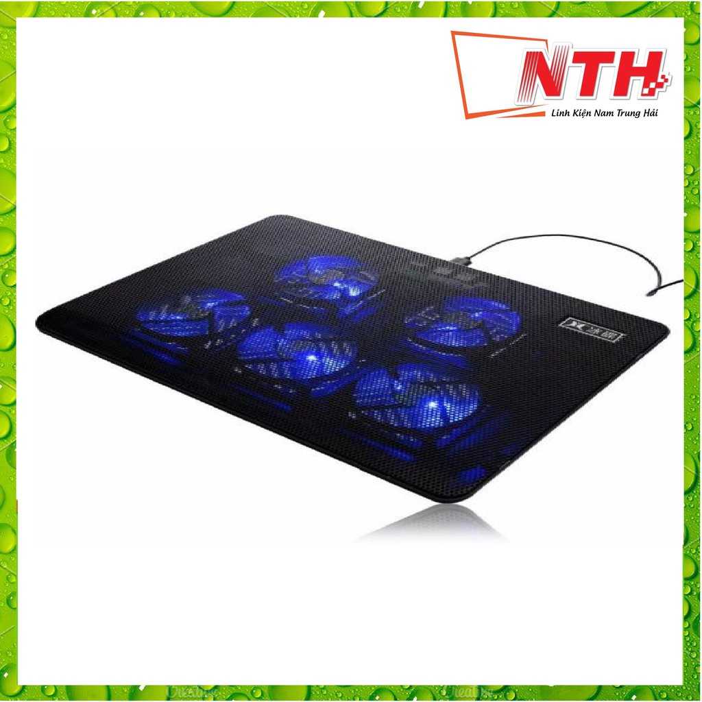 ĐẾ LAPTOP V5 LED 5FAN