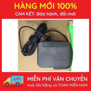 Sạc laptop Asus 19V-3.42A cục vuông đầu chân cắm 4.0*1.35mm-65w - Hàng mới 100%-Phụ kiện giá sỉ