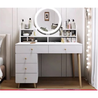 BÀN PHẤN BÀN TRANG ĐIỂM MAKEUP KIỂU HÀN SIÊU ĐẸP(chưa có ghế)