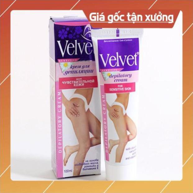 [Chính Hãng] Kem tẩy lông Velvet và Vitamin E cho da nhạy cảm 100ml | BigBuy360 - bigbuy360.vn