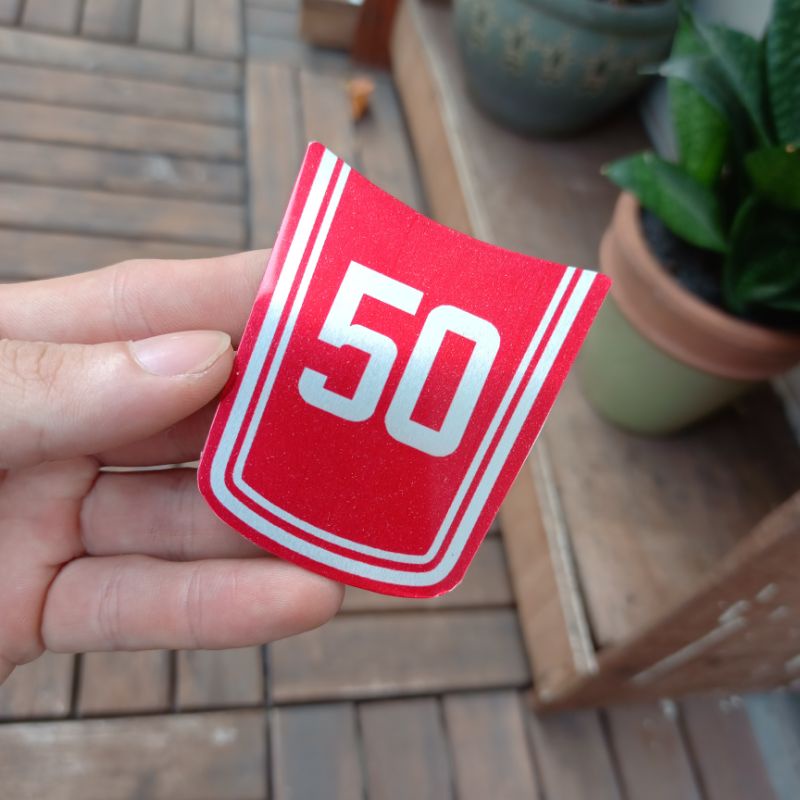 Tem nhôm đèn sương mù cub 78/50 (honda cub c50)