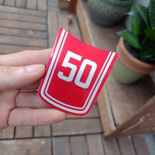 Tem nhôm đèn sương mù cub 78/50
