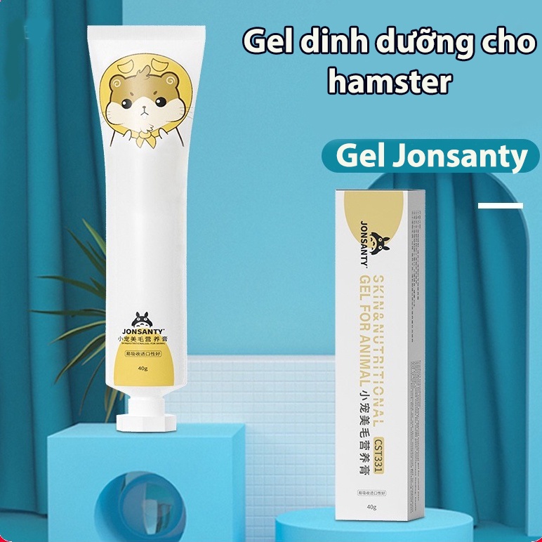 Gel dinh dưỡng Jonsanty đủ vị cho hamster, thỏ, chinchilla, pet nhỏ