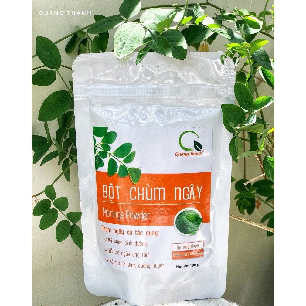 Bột chùm ngây nguyên chất sấy lạnh Quảng Thanh 50g 100g