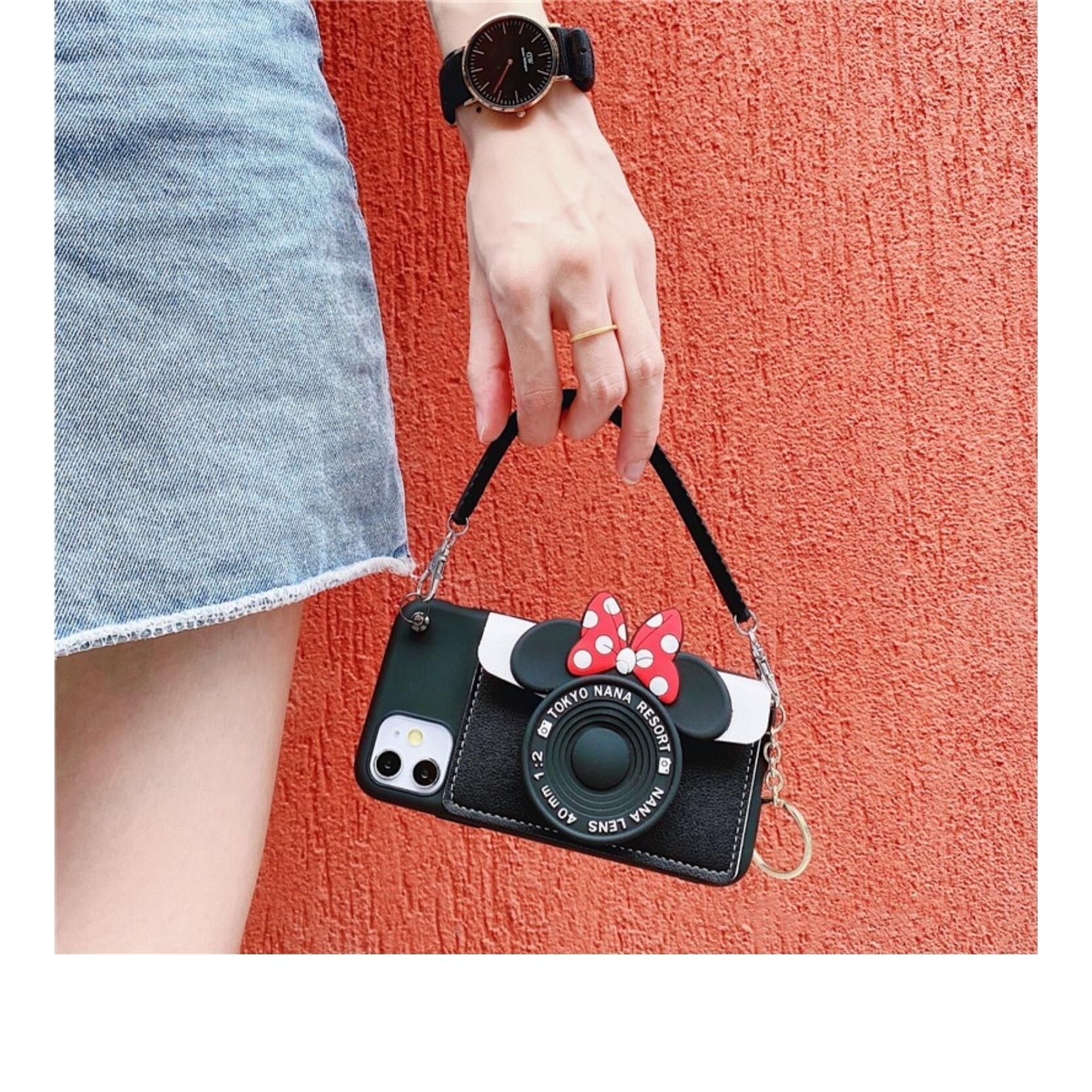 Ốp Điện Thoại Gắn Ví Hình Mickey Minnie Cho Oppo A75S A73 A92 A72 A75 A31 A52 A53 | BigBuy360 - bigbuy360.vn
