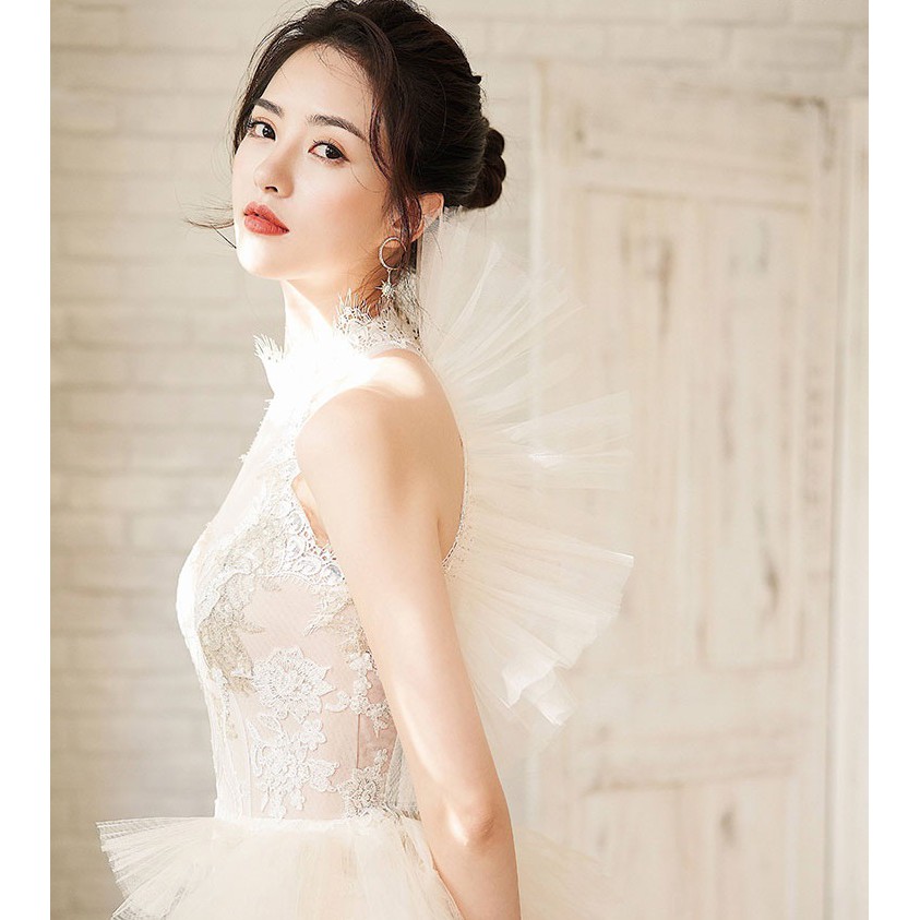 Bông tai đính đá lấp lánh họa tiết trăng sao BT119