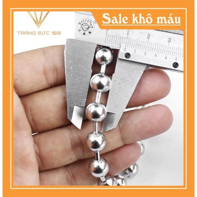 [ Siêu SALE ] Dây chuyền inox nam nữ bi tròn DN078