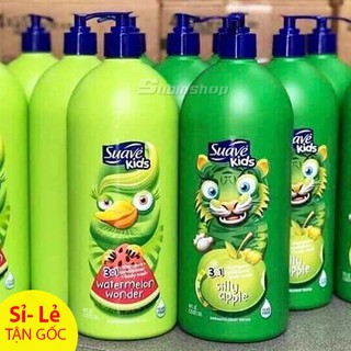 Suave kids 3in1 1.18lit Sữa tắm gội xả cho bé