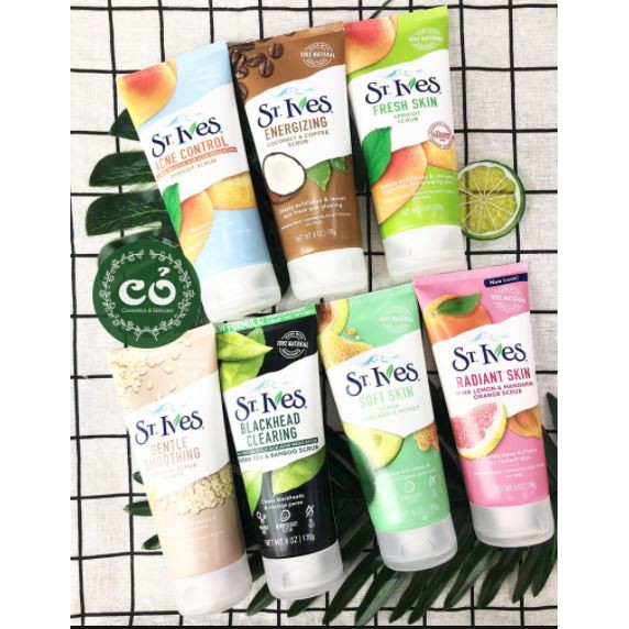 Sữa Rửa Mặt Tẩy Tế Bào Chết ST.IVES Scrub