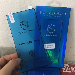 Dán Full màn dẻo Nano Polymer Samsung Note 20 Ultra