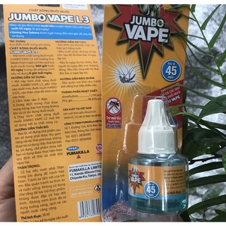 Máy xông tinh dầu đuổi muỗi Nhật bản Jumbo Vape hương Sakura mới
