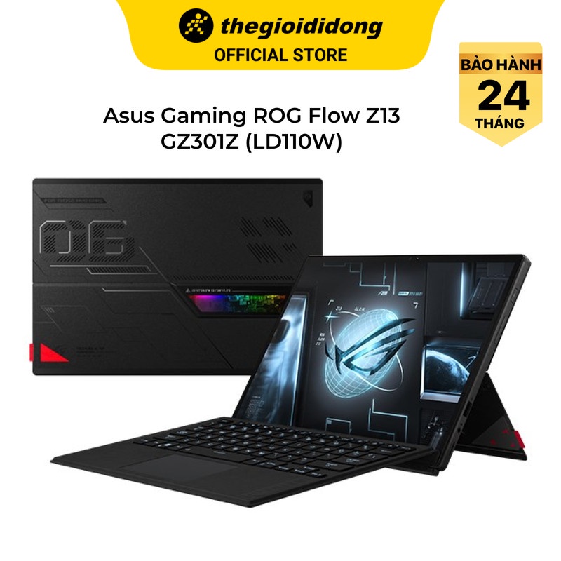 Asus GZ301ZC i7 12700H/16GB/512GB/4GB RTX3050/13.4"F/120Hz/Touch/Pen/Túi/Win11//Đen