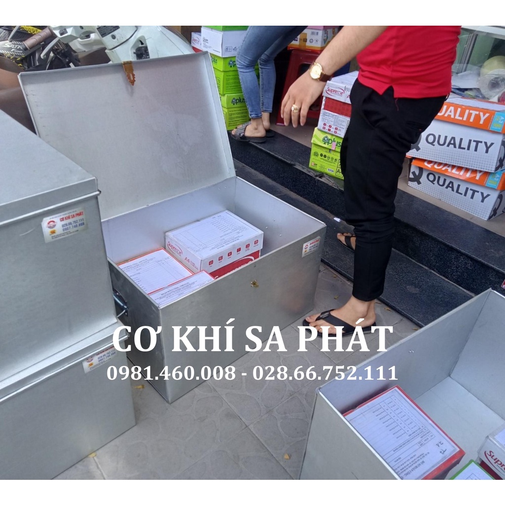 [RẺ VÔ ĐỊCH] Rương tôn, hòm tôn đựng hồ sơ, tài liệu có khóa