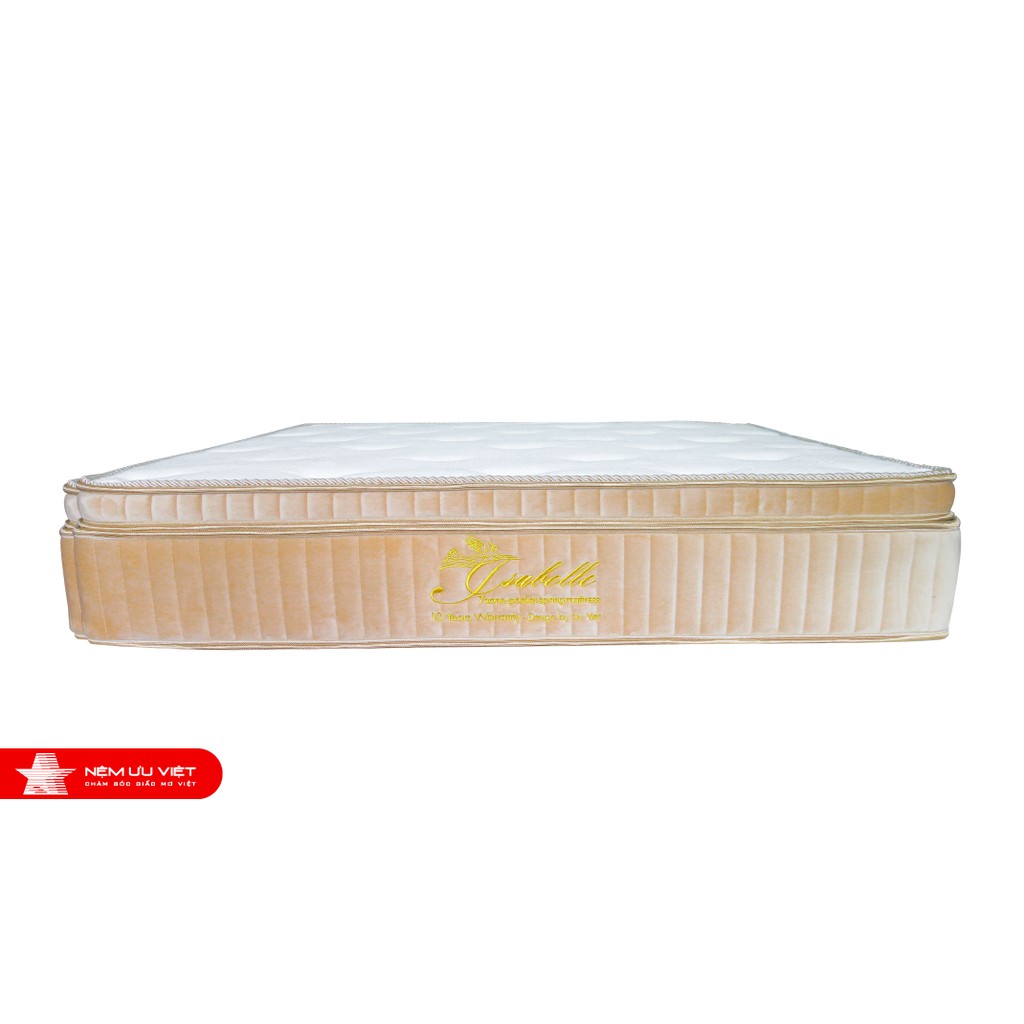 Nệm lò xo túi Isabelle 7 vùng – Euro Top Memory Foam