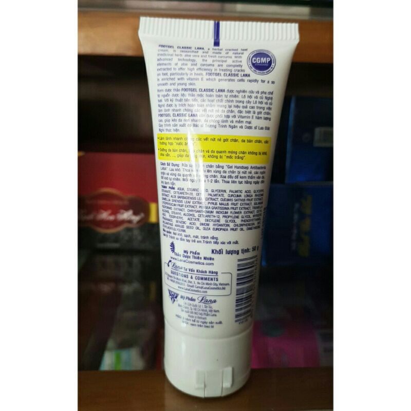 Kem Bôi Dưỡng Da Chân Footgel tuýp 50g ⚡ CAM KẾT CHẤT LƯỢNG ⚡ Kem dưỡng da bàn tay bàn chân, làm lành các vết nứt nẻ