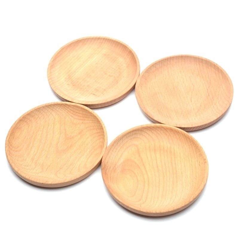 Đĩa gỗ tròn tự nhiên chất lượng dành cho nhà bếp