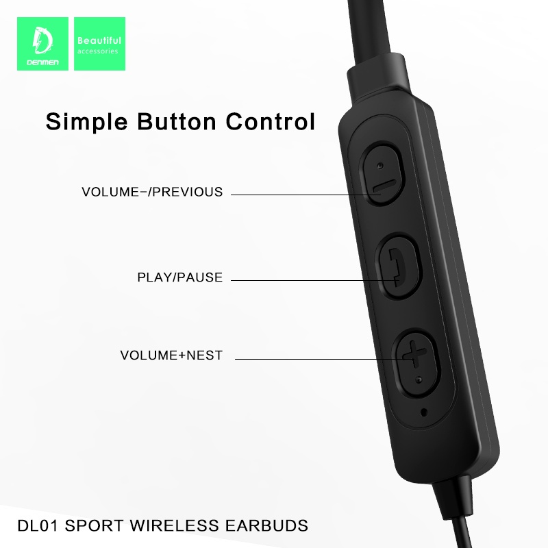 Tai nghe thể thao không dây bluetooth ES21 Wonderful sports - hàng chính hãng bảo hành đổi mới