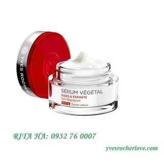 Kem trẻ hóa đêm Serum Vegetal Rides & Fermete Yves Rocher