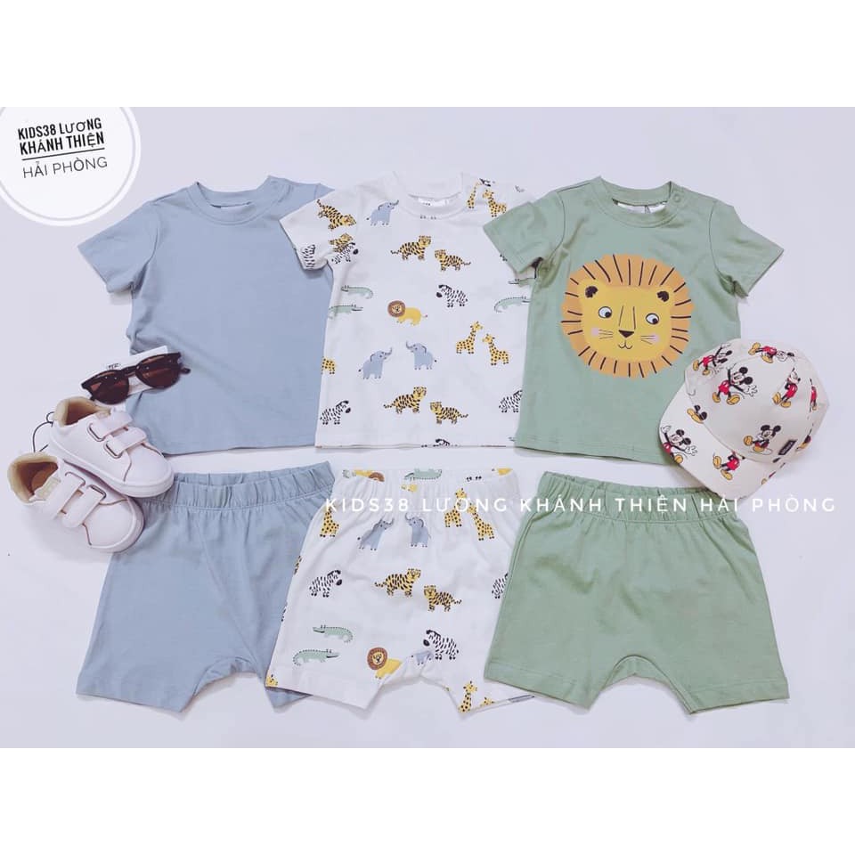 [SẴN] Có ảnh thật Set 3 áo quần HM auth săn sale dành cho bé từ 9 tháng đến 4 tuổi chất cotton mát