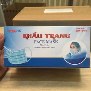 Khẩu trang kháng khuẩn 3 lớp Phúc Hà