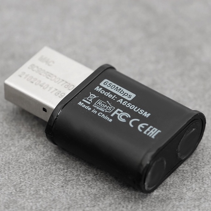 USB Wifi AC650 Mbps Totolink A650USM Đen