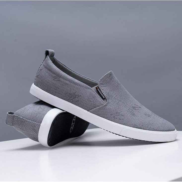 Giày lười nam - Slip on nam vải - Mã A2181 | BigBuy360 - bigbuy360.vn