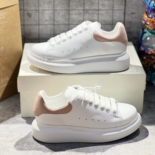 Giày alexander mcqueen nam, nữ gót HỒNG bản chuẩn 11. Hộp cứng + túi xách+ giấy gói